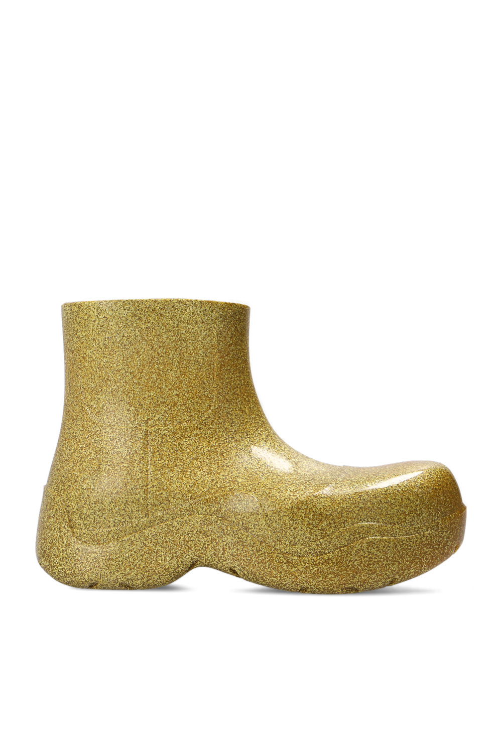 Gold sales rain boots